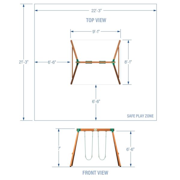 Heavy-Duty Durango Swing Set - Image 3