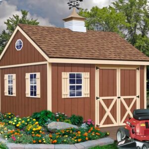 Best Barns Mansfield 12x12 Wood Storage Shed Kit