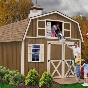Millcreek 12x16 Wood Storage Shed Kit - ALL Pre-Cut