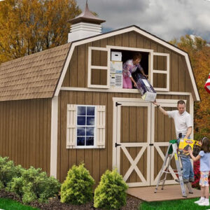 Millcreek 12x16 Wood Storage Shed Kit - ALL Pre-Cut