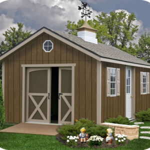 Best Barns North Dakota 12x12 Wood Storage Shed Kit