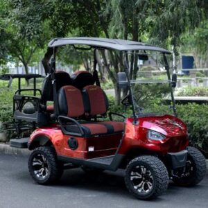 48V Electric Golf Cart 4 Seater Renegade Light Edition Utility Golf UTV - LIGHT EDITION - RED