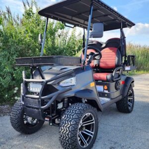 48V Electric Golf Cart 4 Seater Lifted Renegade+ 2.0 Edition Utility Golf UTV King To Coleman Kandi 4p - Charcoal