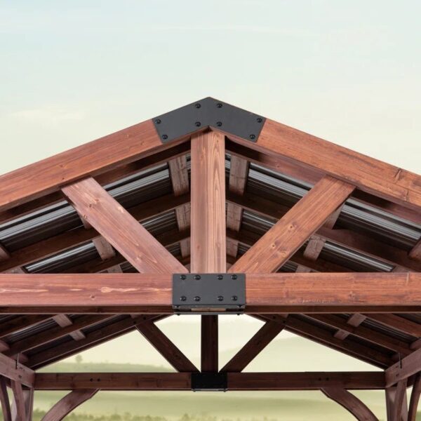 Arlington 12' X 12' Solid Wood Patio Gazebo - Image 3