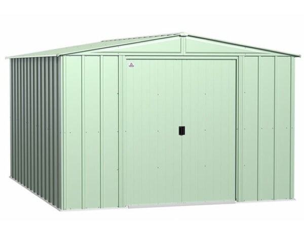 Arrow 10x12 Classic Steel Storage Shed Kit - Sage Green
