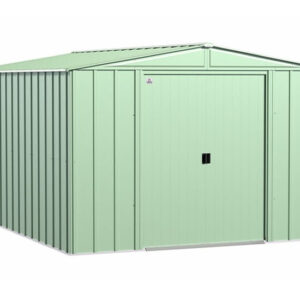Arrow 10x14 Classic Steel Storage Shed Kit - Sage Green