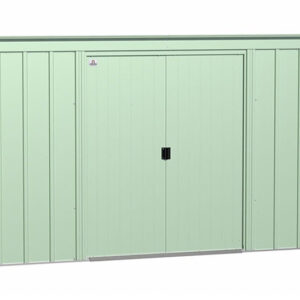 Arrow 10x4 Classic Steel Storage Shed Kit - Sage Green