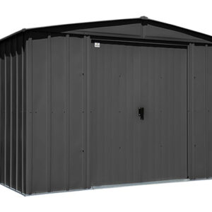 Arrow 10x8 Classic Steel Storage Shed Kit - Charcoal
