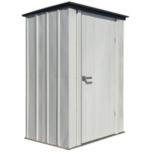 Arrow 4x3 Spacemaker Patio Shed Kit - Gray