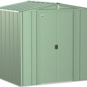 Arrow 6x5 Classic Steel Shed Kit - Sage Green