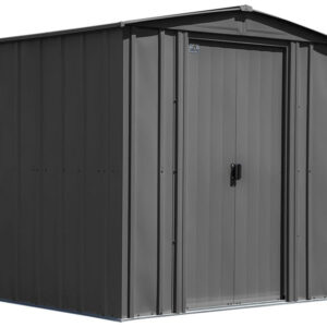 Arrow 6x5 Classic Steel Shed Kit - Charcoal