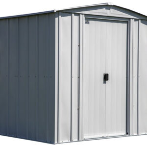 Arrow 6x5 Classic Steel Shed Kit - Flute Gray