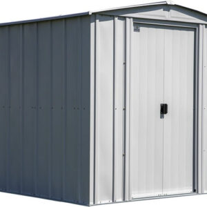 Arrow 6x7 Classic Steel Shed Kit - Flute Gray