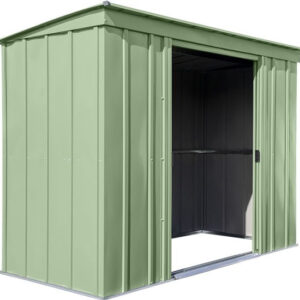 Arrow 8x4 Classic Steel Storage Shed Kit - Sage Green
