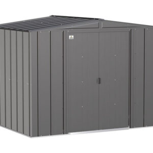 Arrow 8x6 Classic Steel Storage Shed Kit - Gray