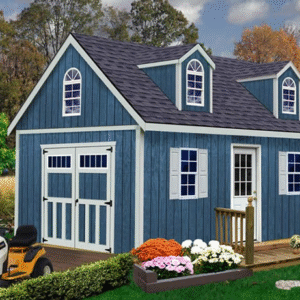 Best Barns Hampton 12×24 Wood Storage Shed Kit Floor Added