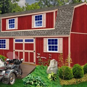 Best Barns Ravenna 16x32 Wood Shed Kit w/ Dormer