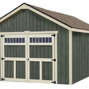 Dover 12x16 Wood Storage Garage Shed Kit - ALL Pre-Cut Floor Included