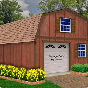 Best Barns West Virginia 16x32 Wood Garage Kit
