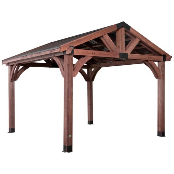 Arlington 12' X 12' Solid Wood Patio Gazebo - Image 10