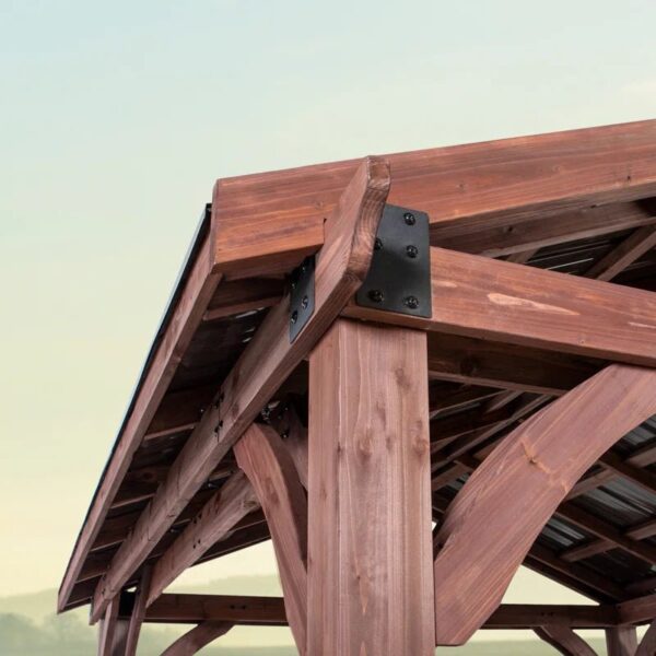 Arlington 12' X 12' Solid Wood Patio Gazebo - Image 8