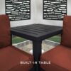 Ridgedale Modern Steel Pergola with Canopy / Finish: Red - Image 6