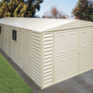 DuraMax Sheds Vinyl Garage 10x23 w/ Foundation Kit