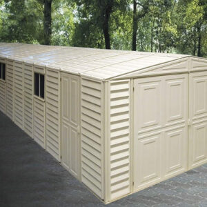 DuraMax Sheds Vinyl Garage 10x29 w/ Foundation Kit
