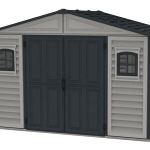DuraMax 10.5x8 WoodBridge II Vinyl Shed w/ Foundation