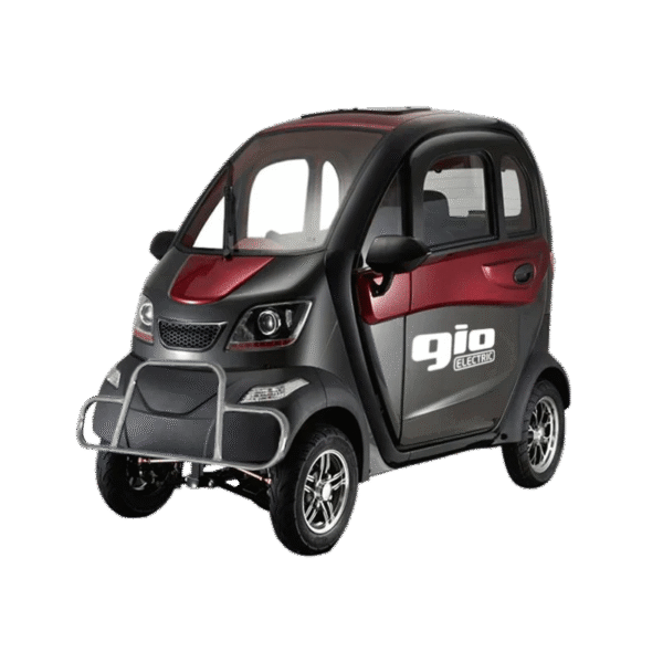 GIO GOLF ENCLOSED MOBILITY SCOOTER 60V 1200W, top speed 18mph, Range up to 30 miles, backup camera, heater, fan, alarm, media center, 500lb load capacity - Image 2