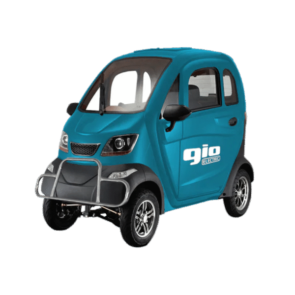 GIO GOLF ENCLOSED MOBILITY SCOOTER 60V 1200W, top speed 18mph, Range up to 30 miles, backup camera, heater, fan, alarm, media center, 500lb load capacity - Image 4