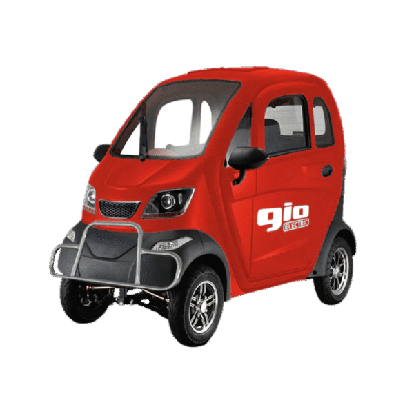 GIO GOLF ENCLOSED MOBILITY SCOOTER 60V 1200W, top speed 18mph, Range up to 30 miles, backup camera, heater, fan, alarm, media center, 500lb load capacity - Image 5