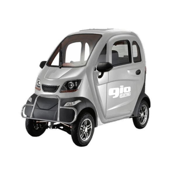 GIO GOLF ENCLOSED MOBILITY SCOOTER 60V 1200W, top speed 18mph, Range up to 30 miles, backup camera, heater, fan, alarm, media center, 500lb load capacity - Image 3