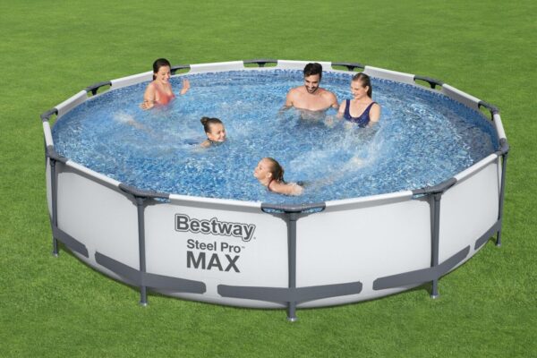 Bestway Steel Pro 12ft x 30in Frame Above Ground Pool Set with Pump - Image 5