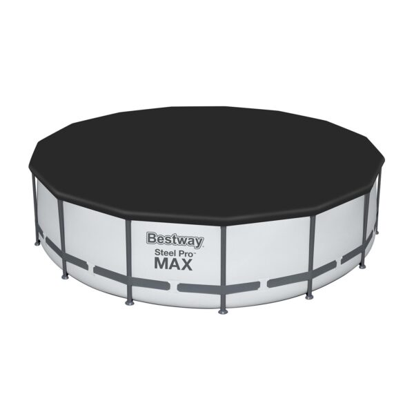 Bestway Steel Pro MAX 15'x48" Round Above Ground Swimming Pool with Pump & Cover - Image 6