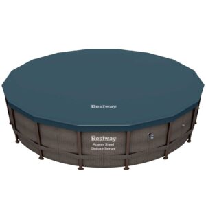 Bestway Power Steel 14' x 42" Above Ground Outdoor Swimming Pool Set with Pump